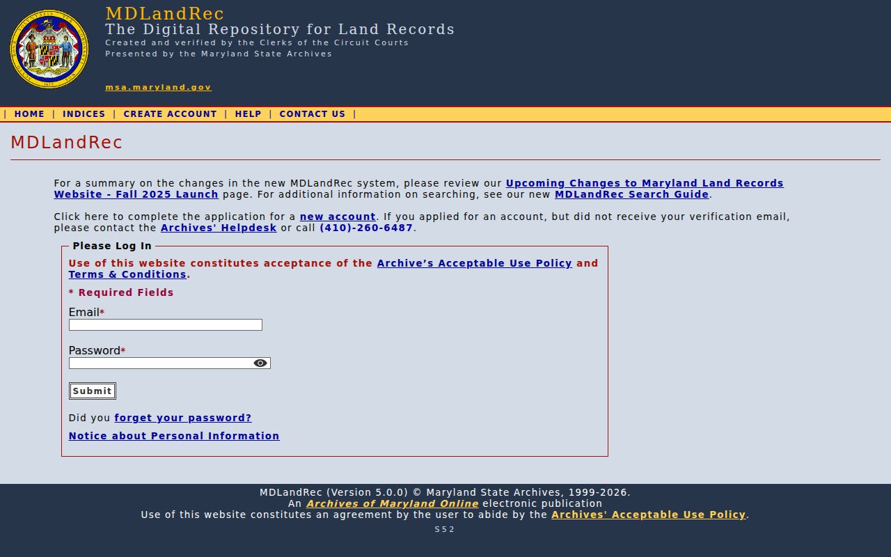Germantown people search through the MDLandRec gateway